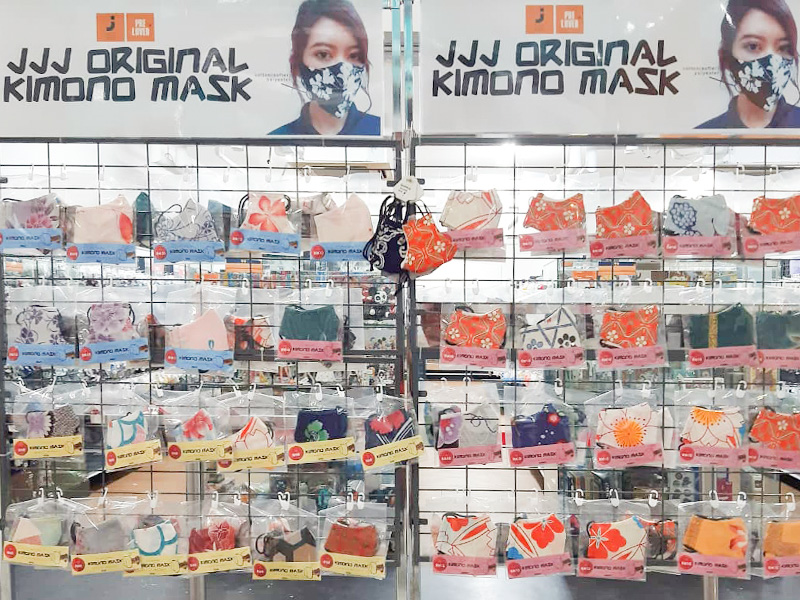 Jalan Jalan Japanでマレーシアの人に好評を博している着物マスク