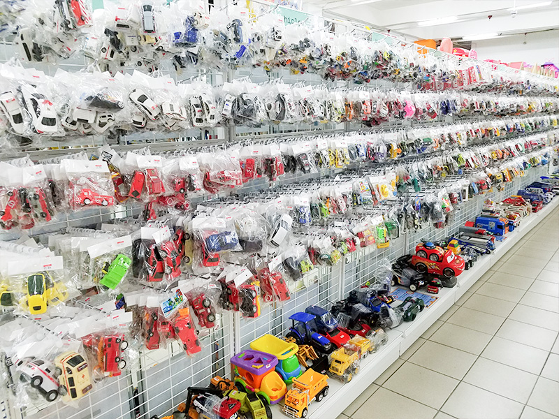 Jalan Jalan Japanのおもちゃ売り場の様子。
